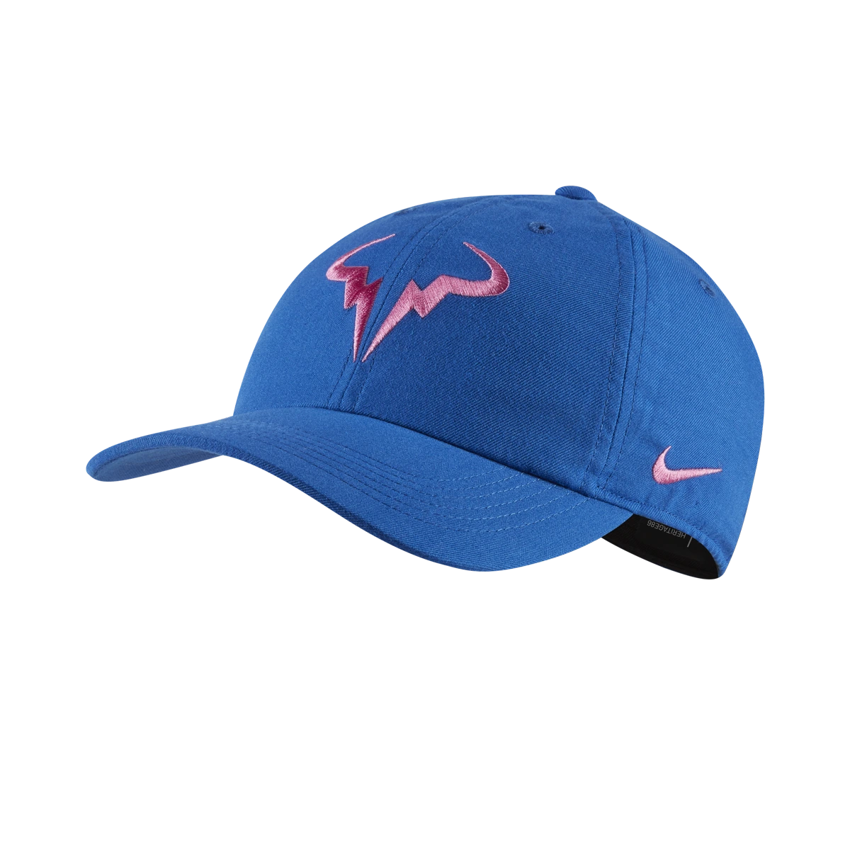 Nike AeroBill Rafa Heritage86 hat in Game Royal w/China Rose [850666-480] from the Holiday 2019 tennis collection